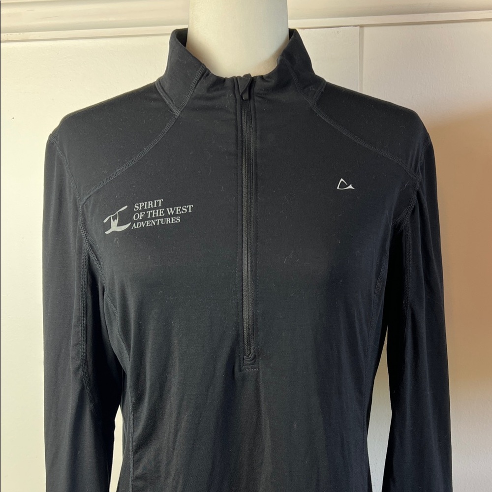 Paradox Black Base Layer Kayaking Quarter-Zip Pullover